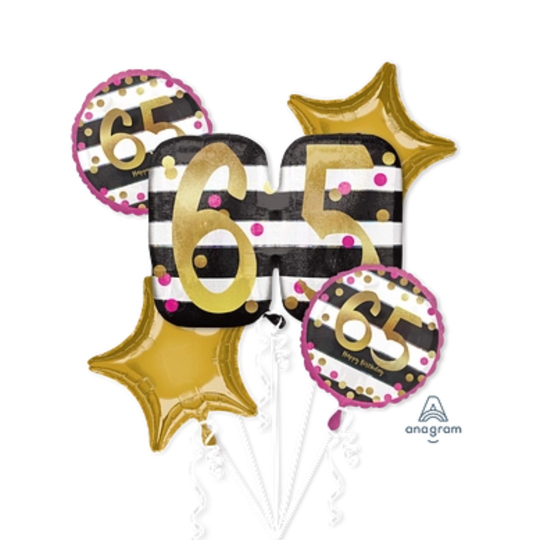60th birthday balloons Toronto helium bouquet Wooow Balloons