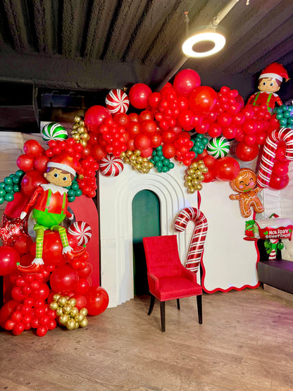 Christmas Balloon decor 