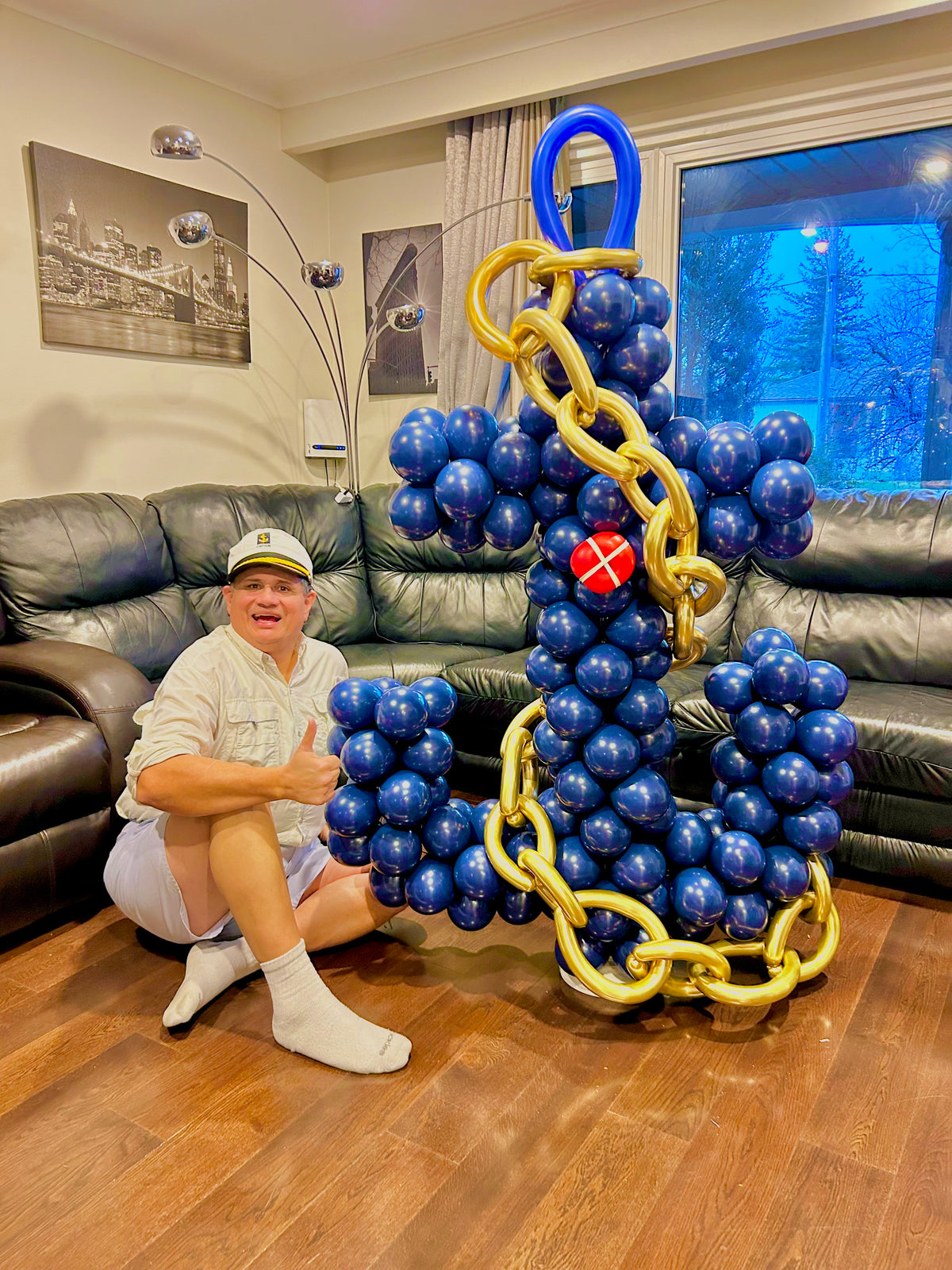 Balloon Anchor Sculpture for events in Toronto 