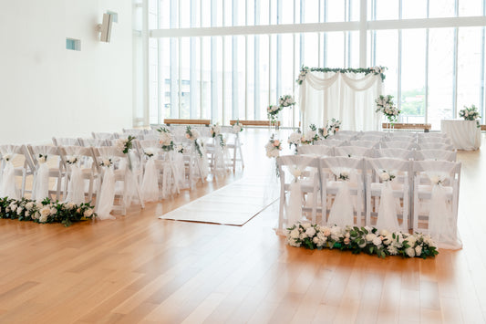 Wedding decor for altar