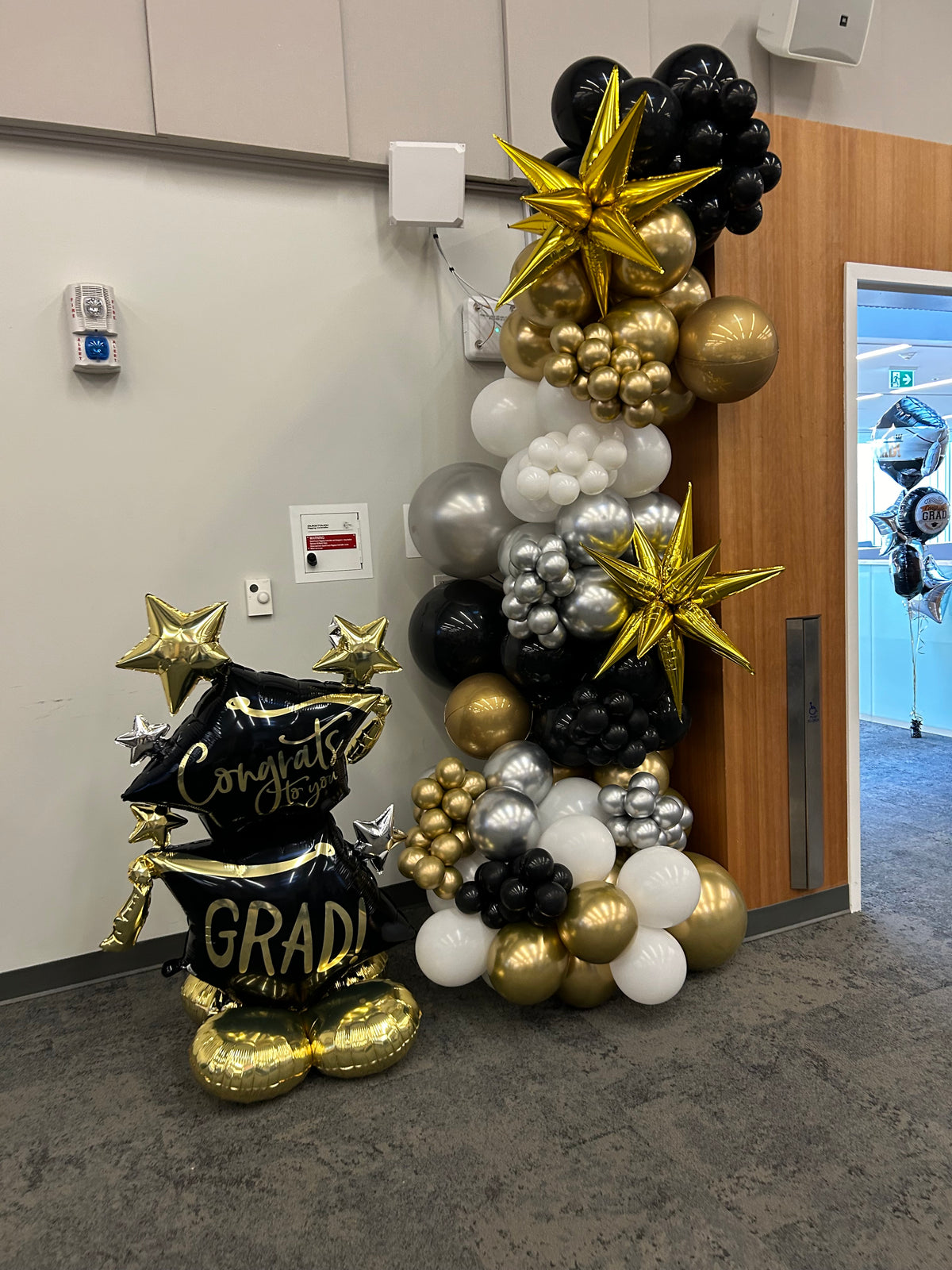 Graduation Balloon cluster for Events in Toronto