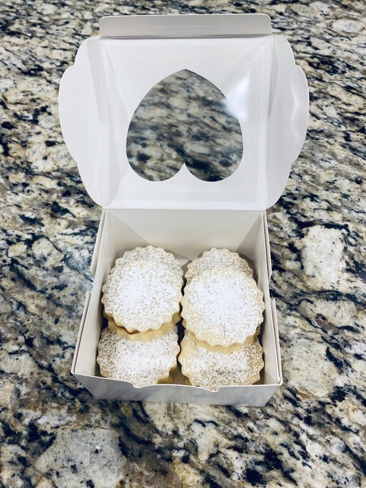 Dulce de Leche Alfajores with creamy caramel filling