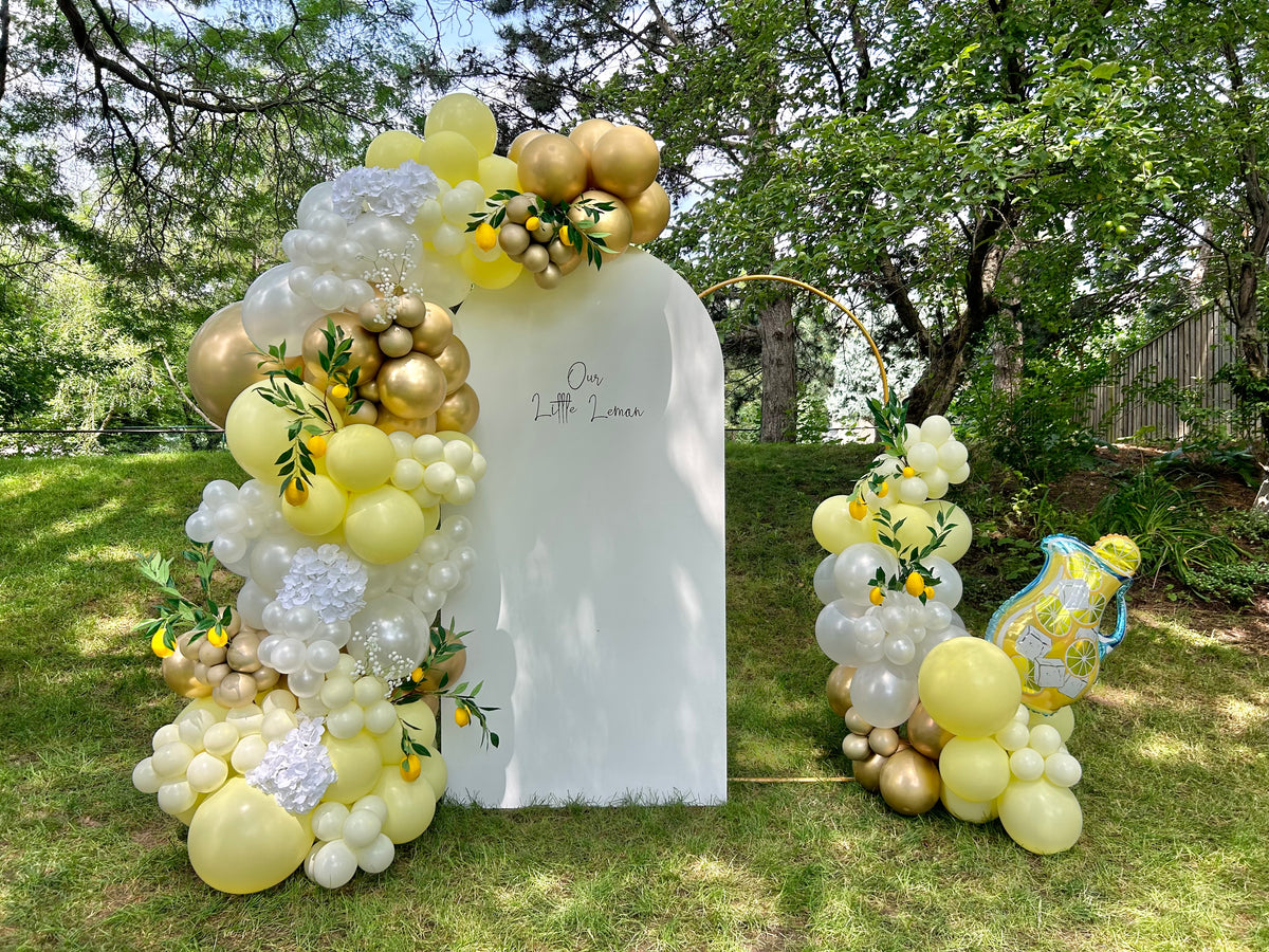 Lemon Balloon Decor for Events in Toronto