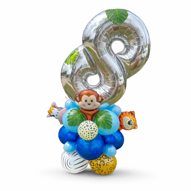 Kids animal balloon arrangement delivery in Brampton