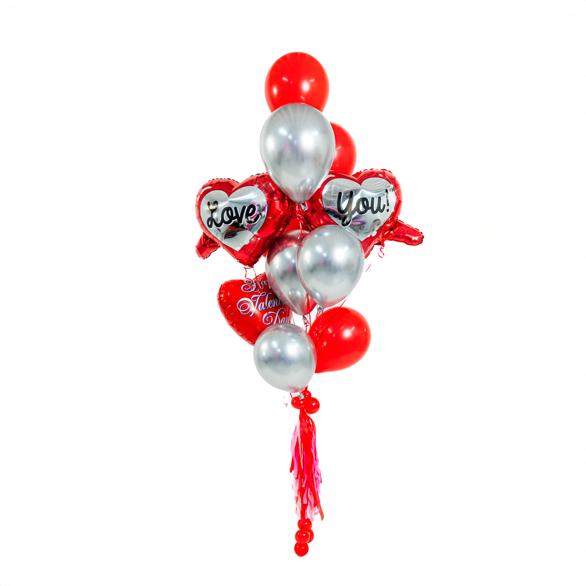 Balloon bouquet delivery in Toronto with Love You sunglasses balloons