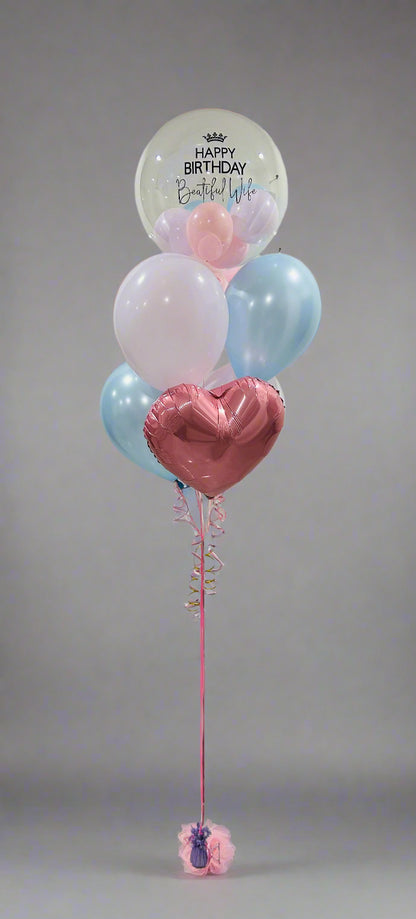 Eco-friendly latex balloons (biodegradable) in a Cute Balloon Bouquet, Toronto Balloons for kids and celebrations