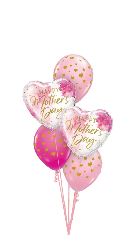 Mother's Day Balloon Bouquet with helium-filled balloons in Toronto