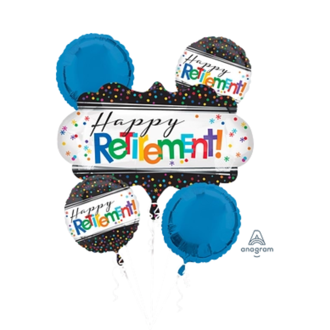 Officially Retired Balloons package for retirement celebrations in Toronto