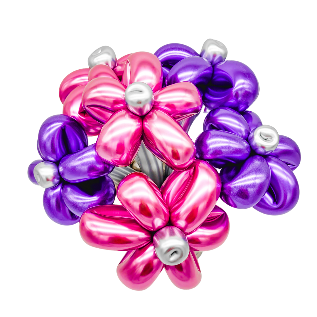 Custom balloon flower bouquet in Toronto designed to last 3+ days indoors
